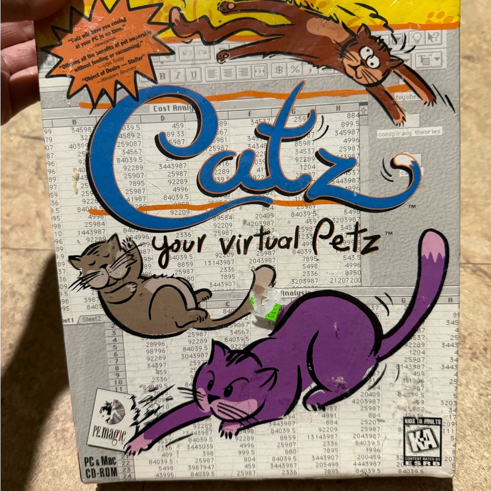 Catz Your Virtual Petz Game - Vibrant Purple